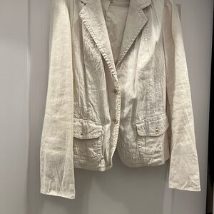 Banana Republic Off-White Blazer